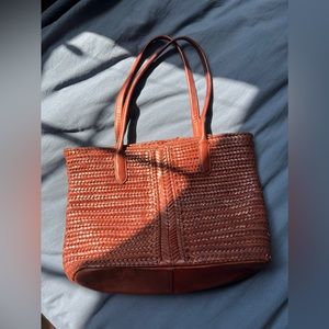 Braided Leather Purse